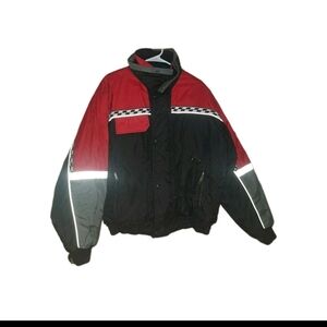 Men's Red and Black Jacket